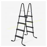Funsicle 48' SureStep Ladder, 4 Steps, Black