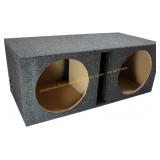 Dual 12" Subwoofer Enclosed Box