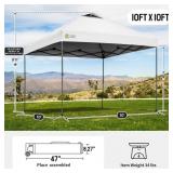 Crown Shades 10x10 Pop Up Canopy, Blue