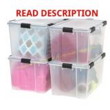 IRIS 74qt WEATHERPRO Airtight Storage Bin