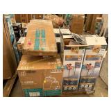 Pallet of assorted pools and Accessories