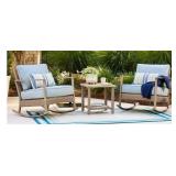 allen + roth Ivy Meadows 3 Piece Wicker Set