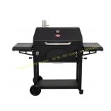 Char-Griller Legacy 33-in W Black Grill