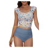 Eomenie Tankini Swimsuit Two-Piece Swim Set