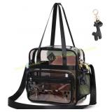 PIG GIRL Clear Tote Bag 12x6x12