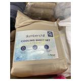 Slumberchill tan sheet set queen