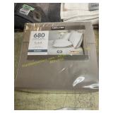 Kirkland 6-piece sheet set queen light grey