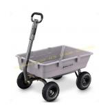 Gorilla Carts 800 lb Poly Yard Dump Cart