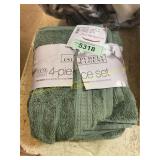 Inipurely dulgent 4-piece hand towel set
