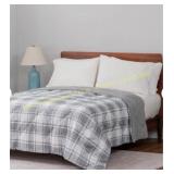 Berkshire Down Alternative Blanket, Grey 112x92in