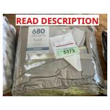 Kirkland 6 piece sheet set queen torn fitted sheet