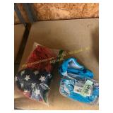 XS blue two-piece bathing suit for Fourth of July
