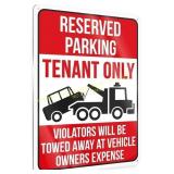Tenant Parking Sign 10x14 Reflective Aluminum