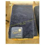 Egyptian Cotton Bath Rug blue 24x36in