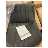 2pc black swivel bar stool unbranded