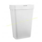 Rubbermaid 12.2 gal White Resin Trash Can