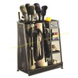 complete? Black Steel Golf Club Organizer