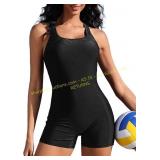 CharmLeaks Women Athletic One-Piece Swimsuit