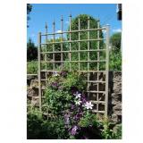 Mocha Vinyl PVC Winchester Trellis 96x57