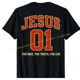 Jesus is #1 Way Truth Life Sports Jersey Tee