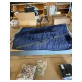 2ct Blue quilted pillowcase