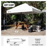 complete? Crown Shades 10x10 Pop Up Canopy(Velcr