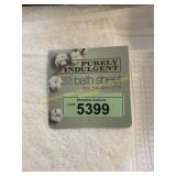 Purely indulgent, 35" x 70" cotton bath towel, Dam