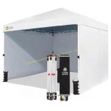 CROWN SHADES 10x10 Pop Up Canopy with Walls WHITE
