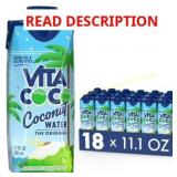 15ct Vita Coco Coconut Water, Pure, 11.1 fl oz