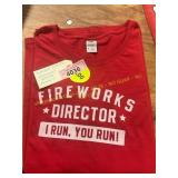 Womens XL Firework Director Funny T