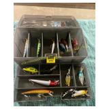14ct Floating/Long Minnows, Tackle Box