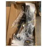 Black electric scooter
