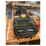 Motorcycle Leather Saddle Bag/Seat