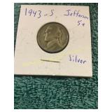 1943-S Silver Jefferson Nickel