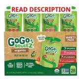 GoGo SqueeZ Organic Applesauce 28 Count