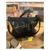 Coach Embossed OP Art Leather Tote