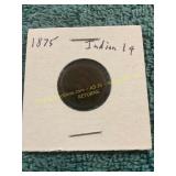 1875 Indian Head Cent