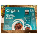Orgain protein shakes 12-14 oz