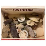 Geodes, Arrowheads,Shells