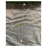 .925 Sterling Silver Heart Pendant Necklace