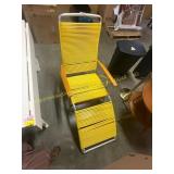 Yellow lounge chair