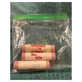 3ct 1981-D Uncirculated Pennies