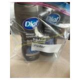 2ct Dial 3in1 Body+Hair+Face Wash 16oz 2 scents