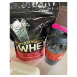 ON Whey Protein Powder 1.5lb & 32oz Shaker bottle