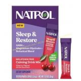 Natrol Sleep & Restore Drink Mix, Cherry, 10ct