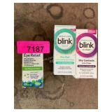Eye Drops 10ml, Lens Drops 15ml, Eye Allergy 3ml