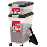 complete? IRIS USA 33qt + 12qt Airtight Container