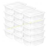 Sterilite 12 qt Storage Box Stackable Tote