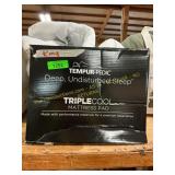 Tempur-pedicure king size triple cool mattress pad