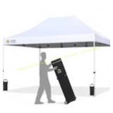 Crown Shade Canopy W/Sidewall, 10'x10', White